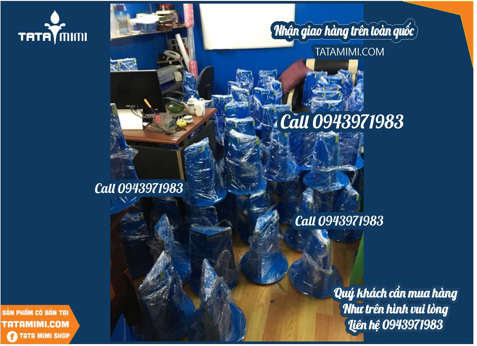Kệ đứng card chia ô nhỏ theo kích thước khách hàng