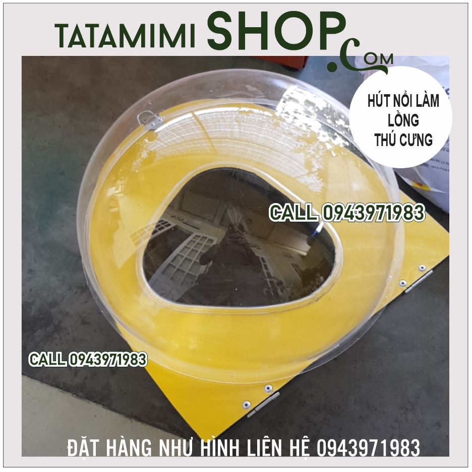 Hút nổi mica trong đường kính to
