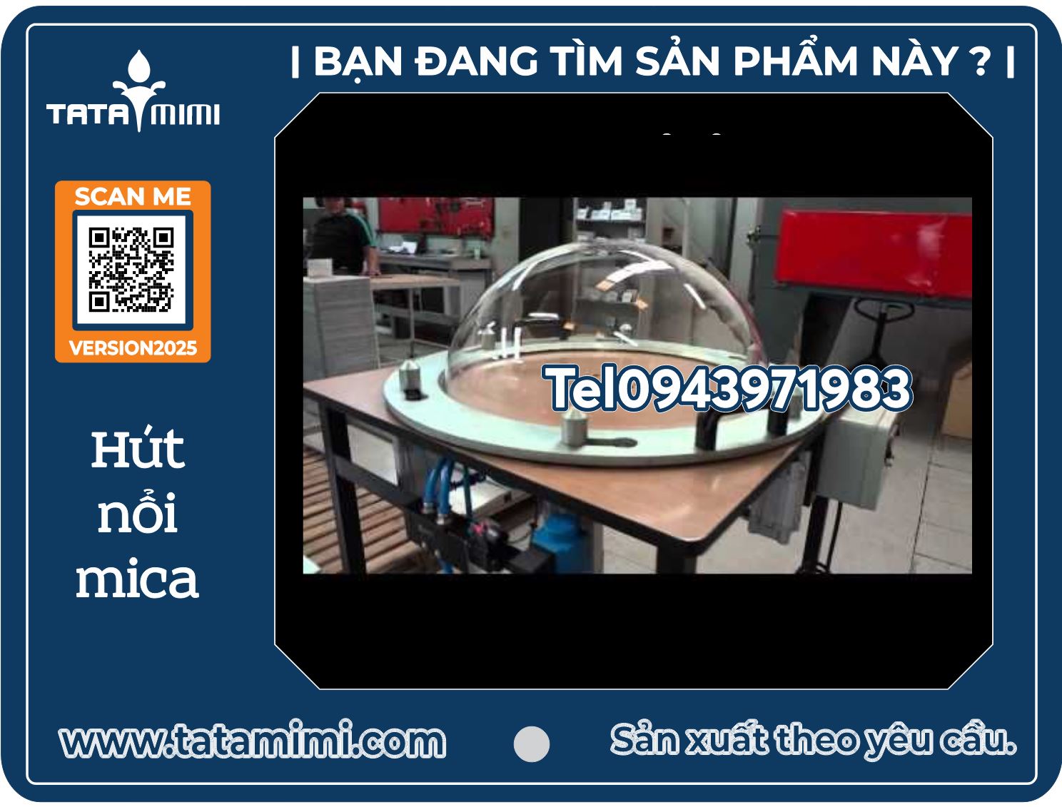 Hút nổi mica – Gia công mica uốn nổi theo yêu cầu