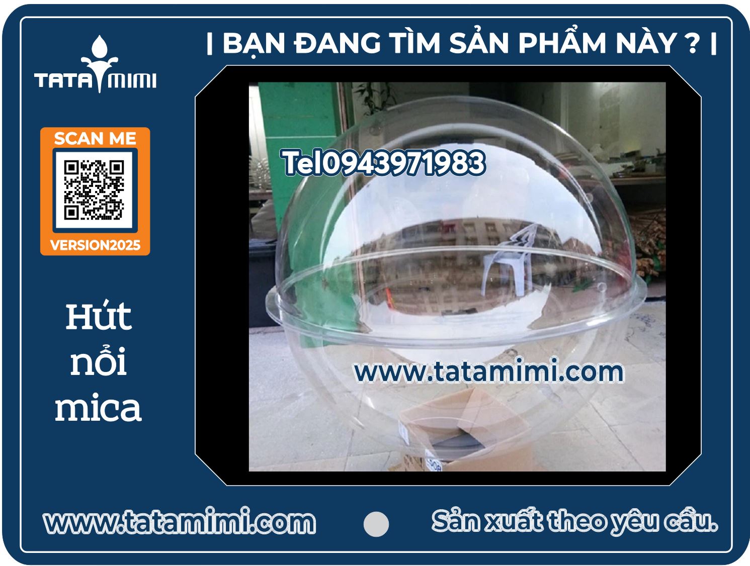 Hút nổi mica – Gia công mica uốn nổi theo yêu cầu