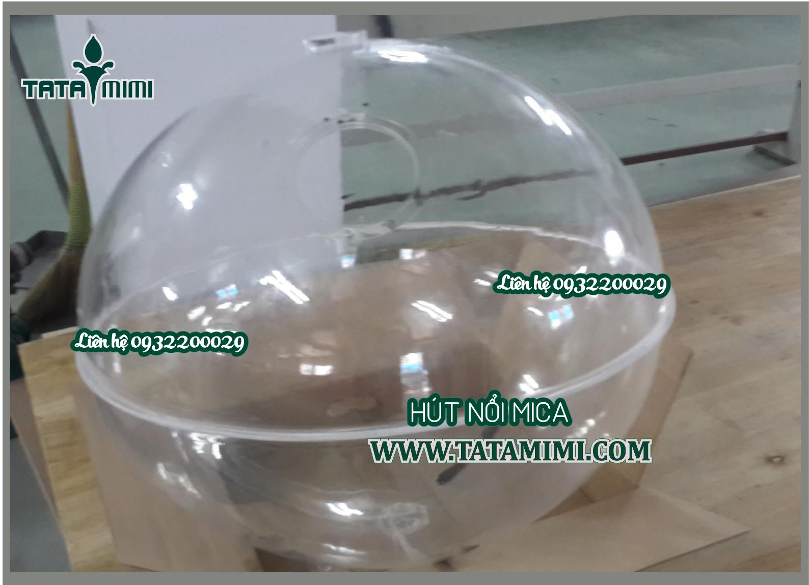 Lồng cầu sổ sổ mica tròn
