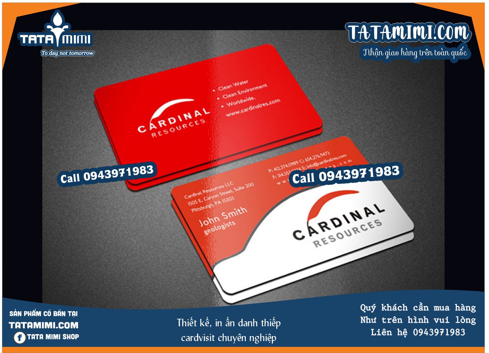 Mẫu cardvisit cho năm thành công của bạn