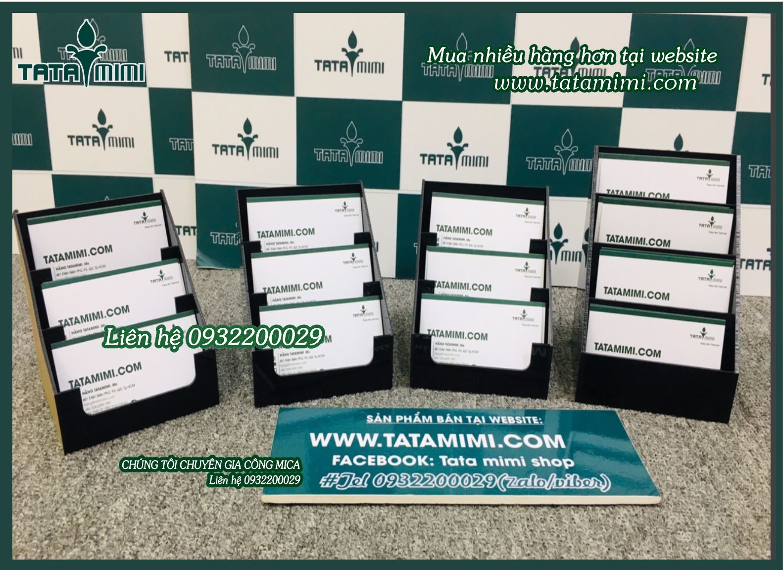 Hộp mica đựng card visit