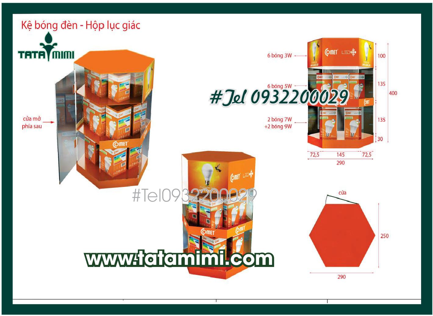Kệ mica để tờ rơi