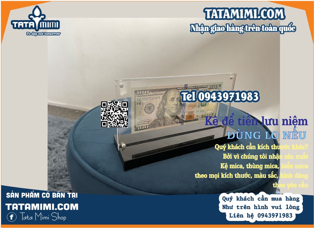 Kệ trưng bày tiền có sẵn hàng