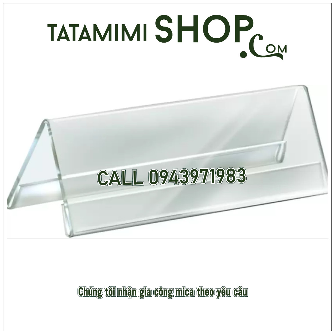 Biển tên sản phẩm siêu thị có sẵn