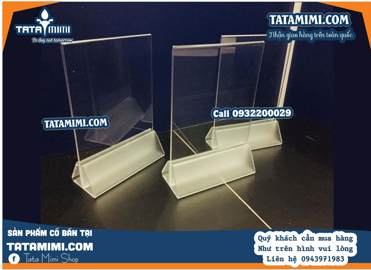 Kệ Menu Để Bàn Tatamimi 