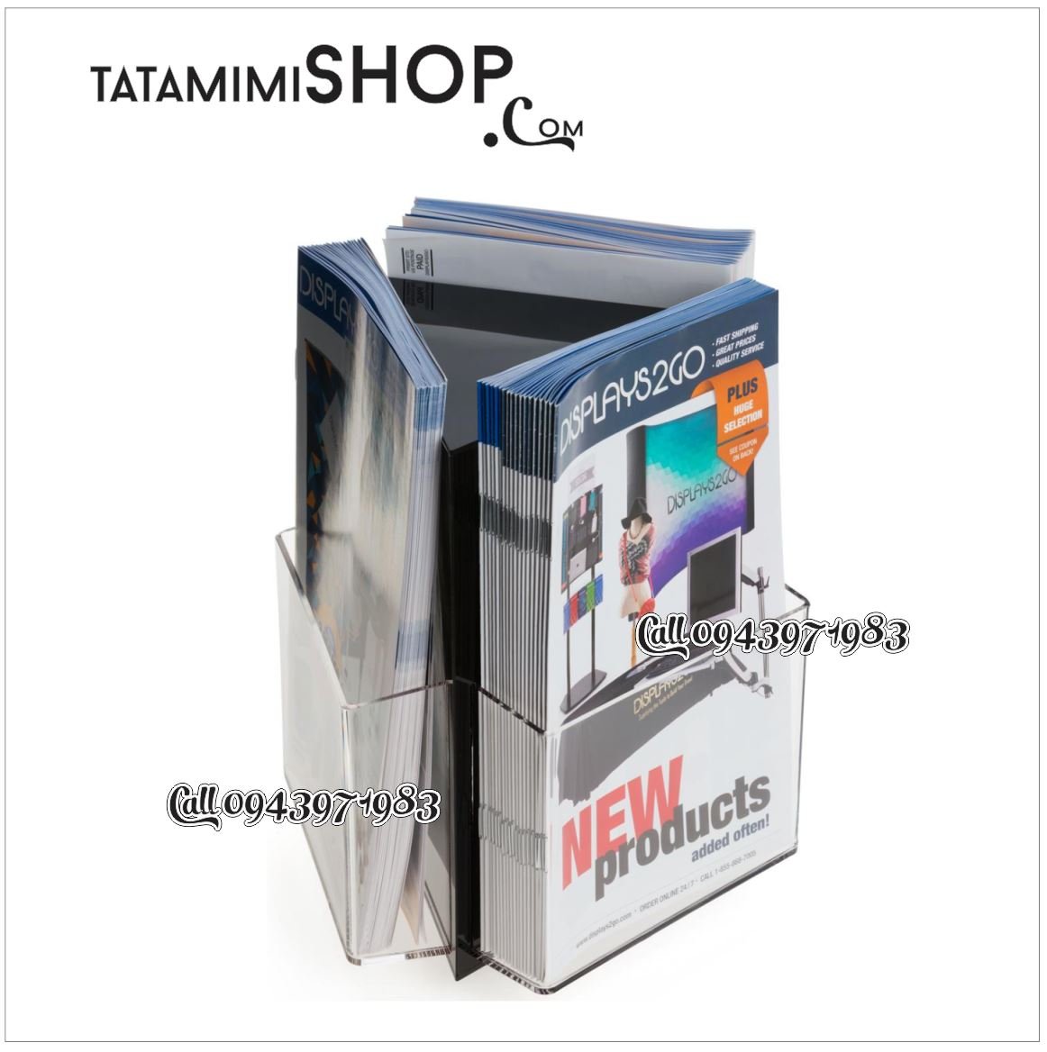 Kệ Mica Đế Xoay 6 mặt A4 chất lượng bán ở đâu rẻ nhất?