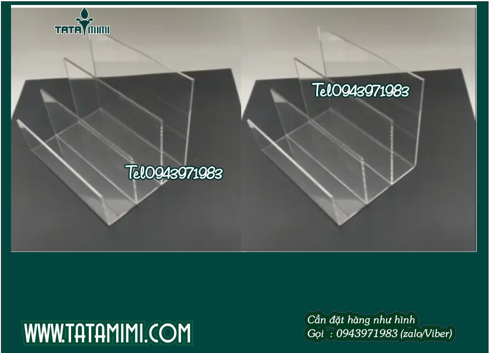 Kệ Trưng Bày Sách mica chất lượng nhiều màu