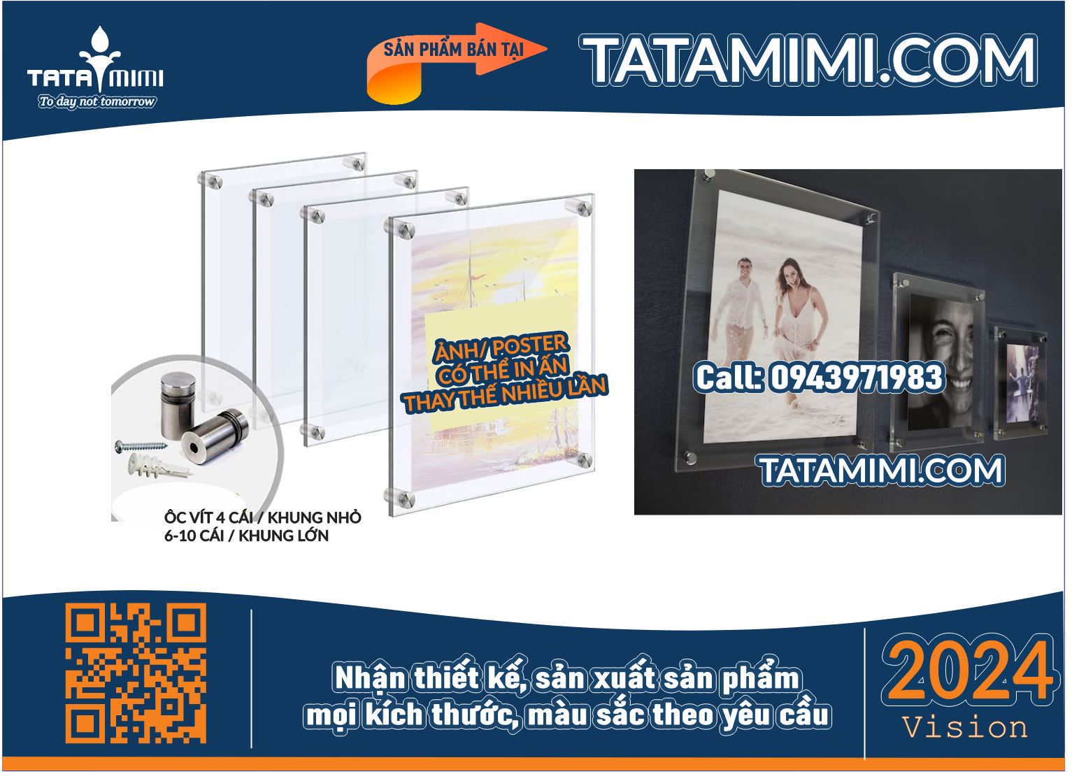 Khung Poster Mica 30x50 cm Treo Tường: Giải Pháp Trưng Bày Thẩm Mỹ Và Hiện Đại