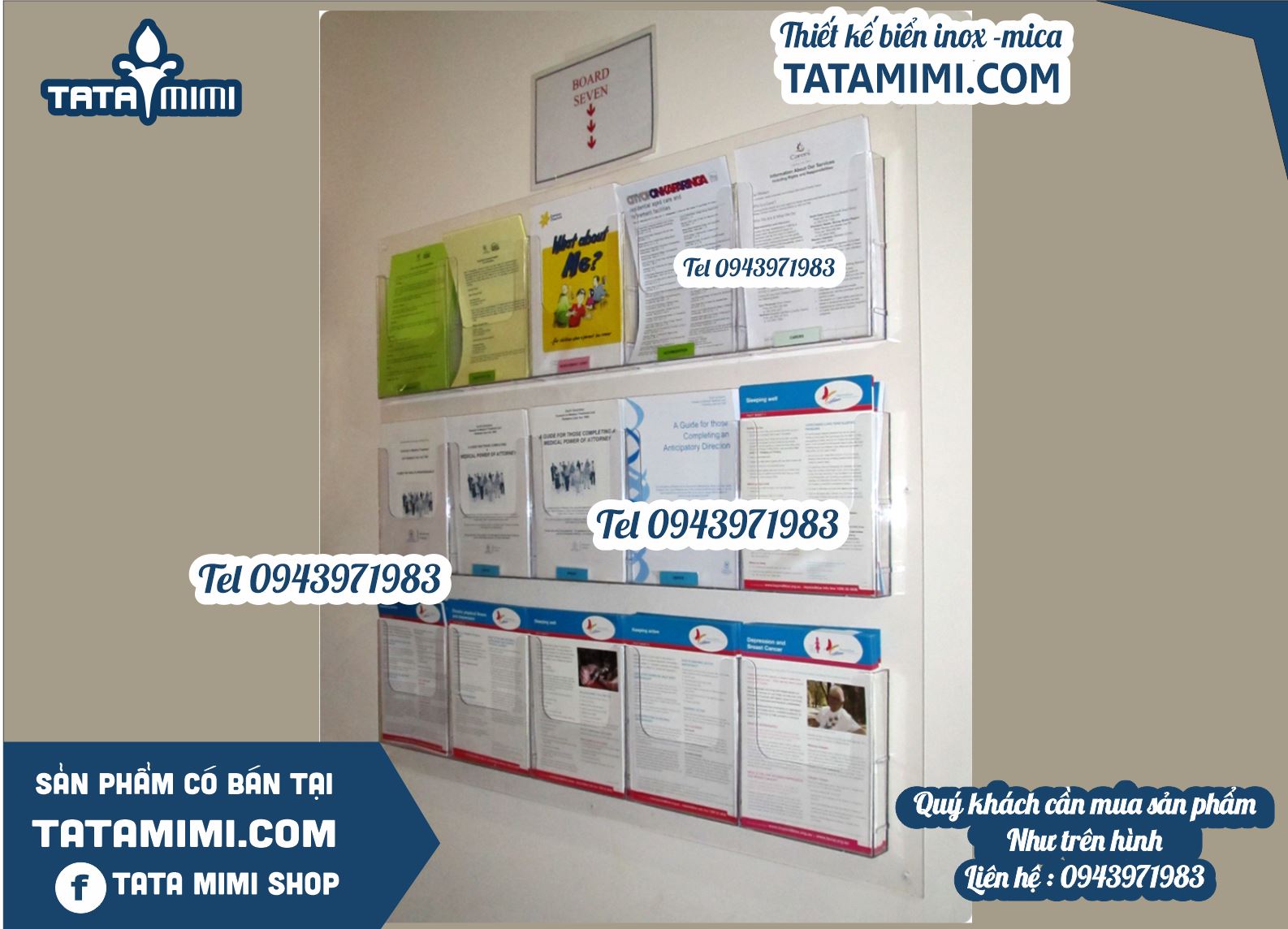 Khung Mica Treo Tường