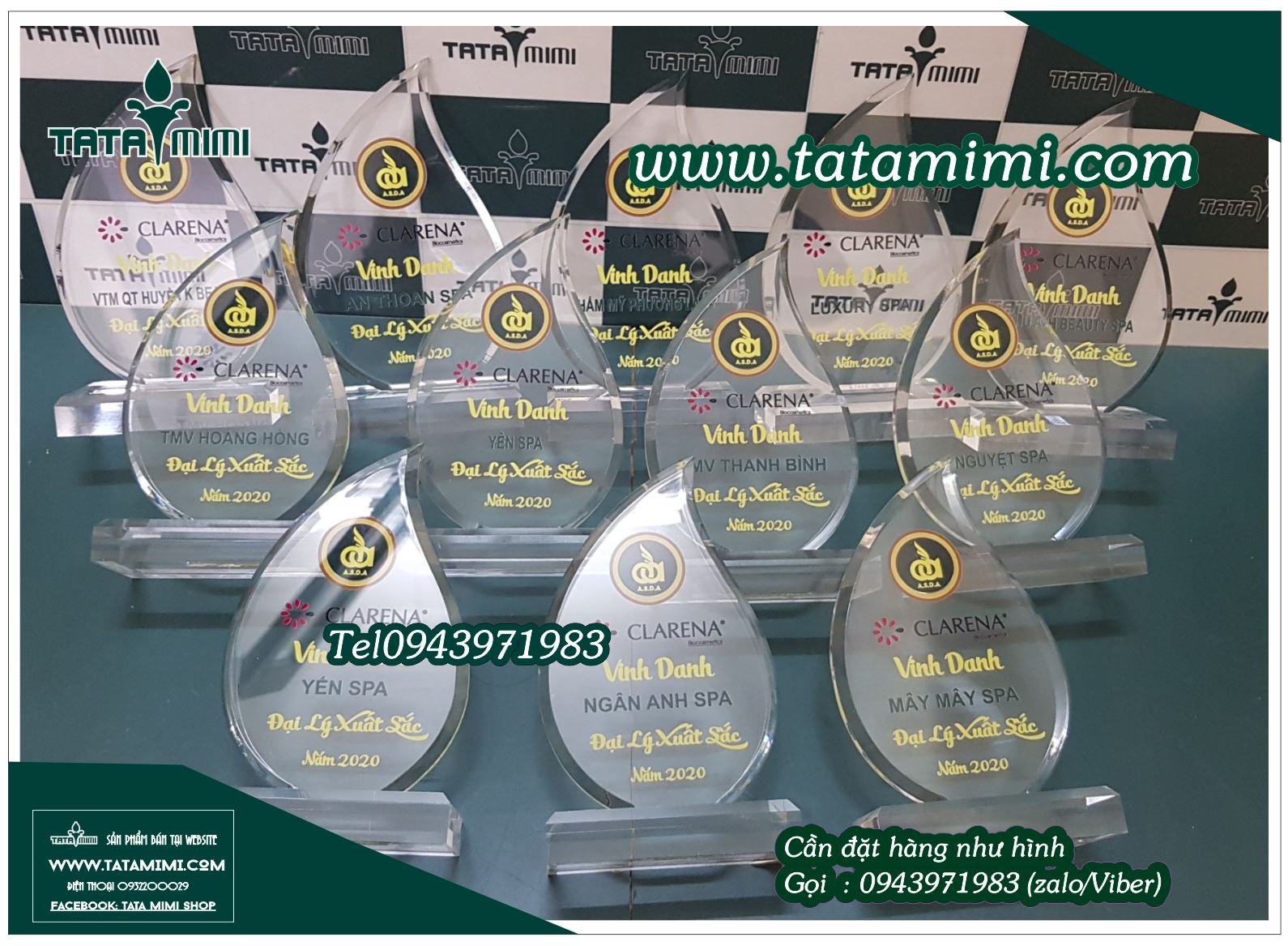 Bảng vinh danh làm cho công ty 