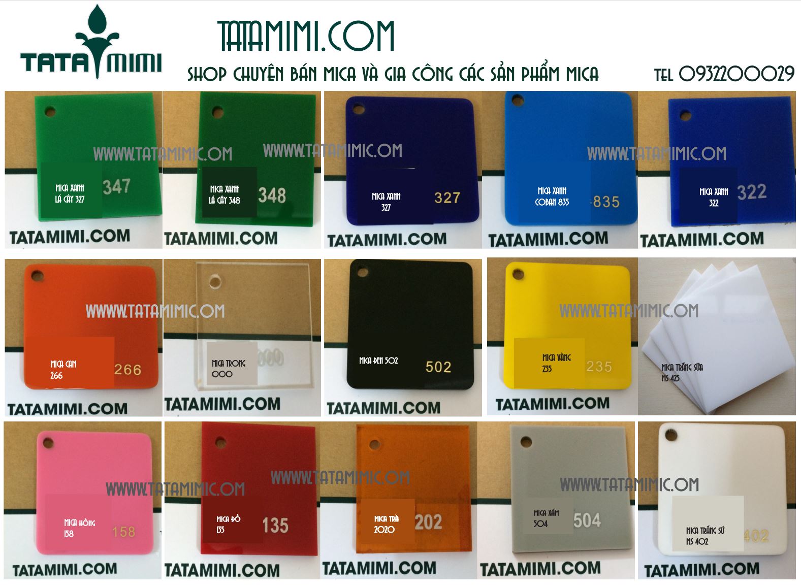 Địa chỉ bán mica gương, mica tấm  