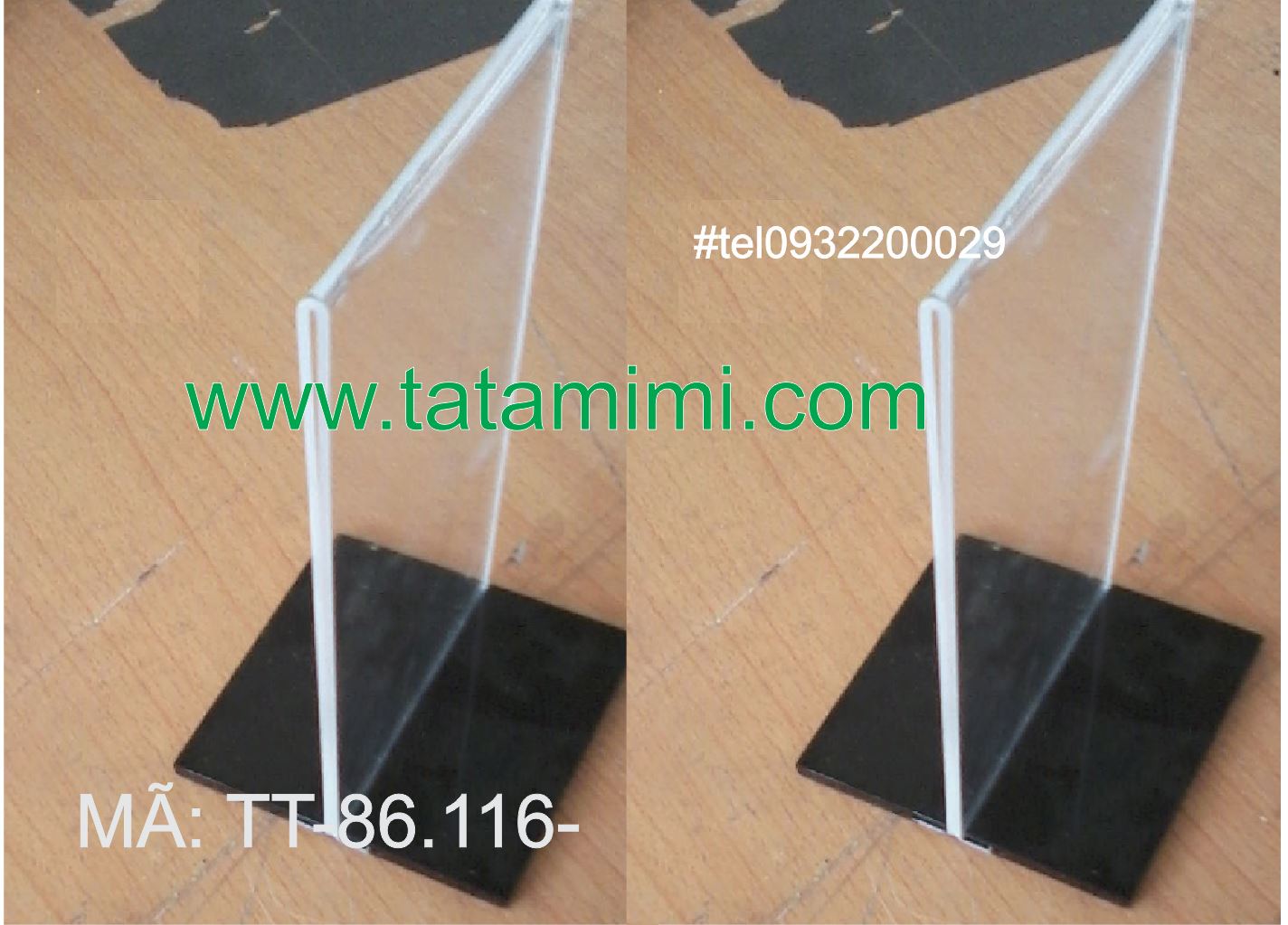 Bảng mica để bàn