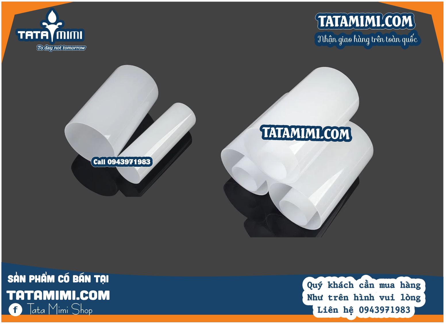 Ống Mica 110mm Trắng Sữa – Sự Lựa Chọn Tinh Tế Cho Mọi Không Gian