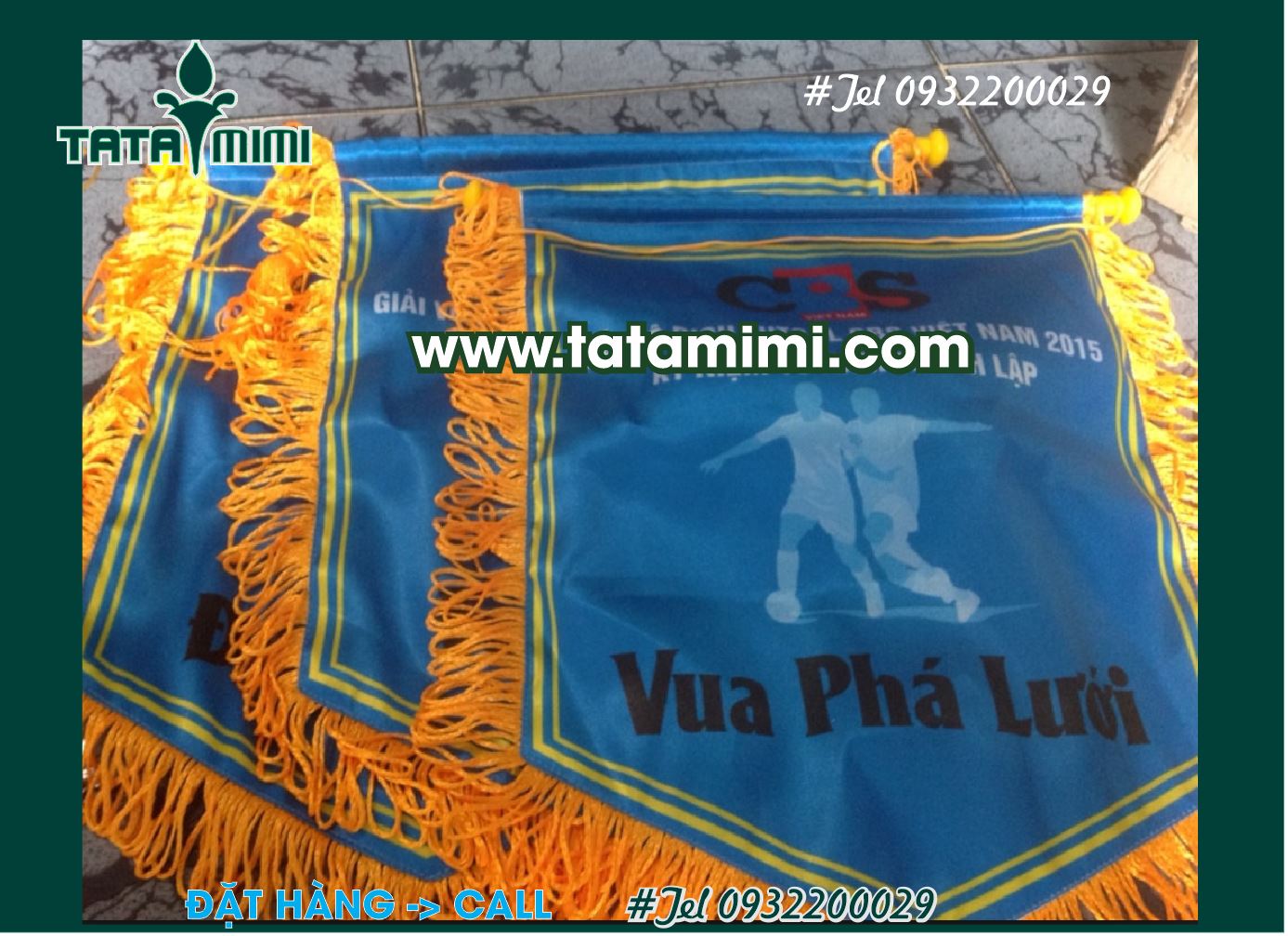 Cờ in giải thưởng cho giải đấu mùa hè