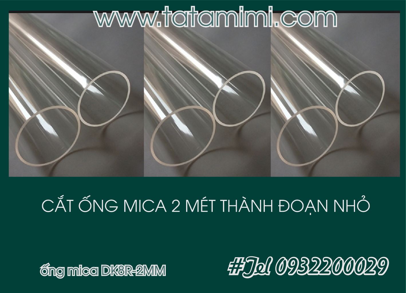 ống mica trong giá rẻ