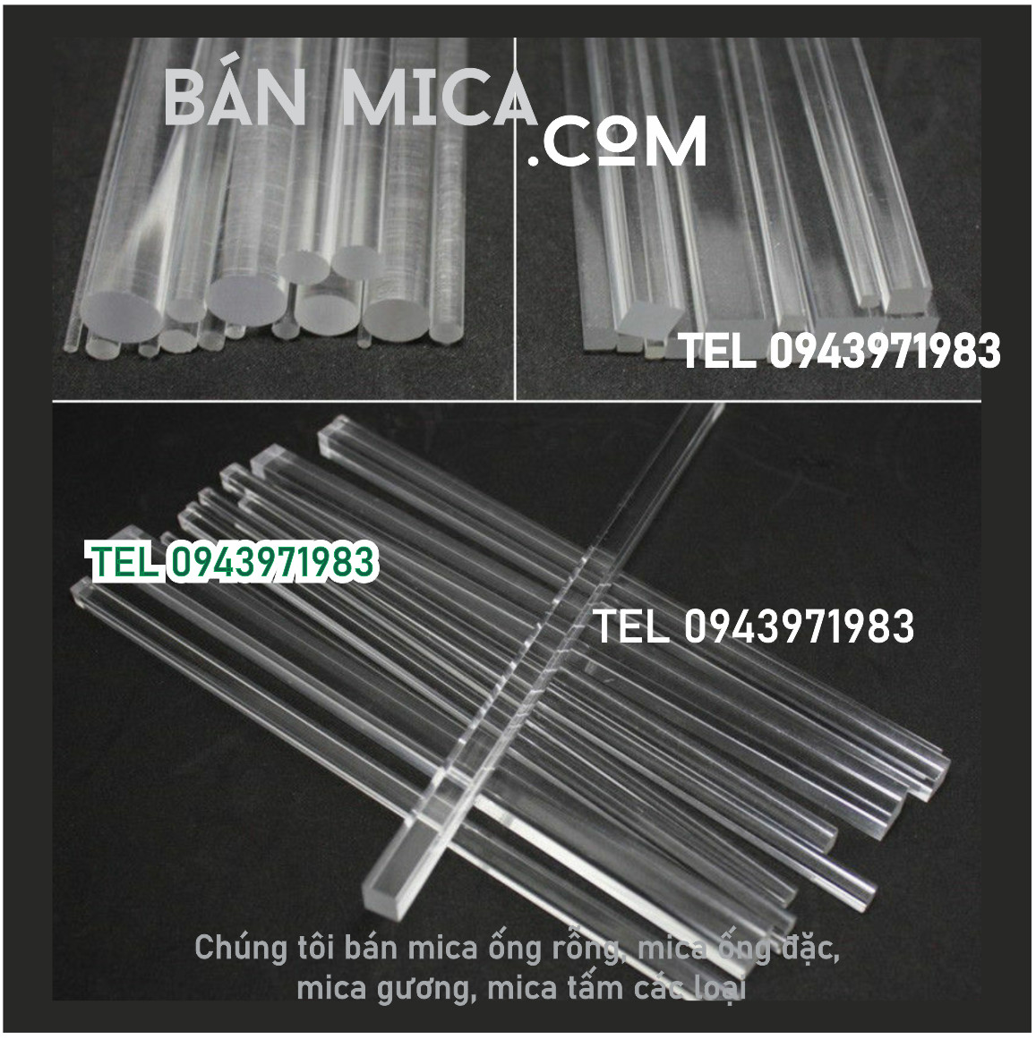 Ống mica có dài 4m không