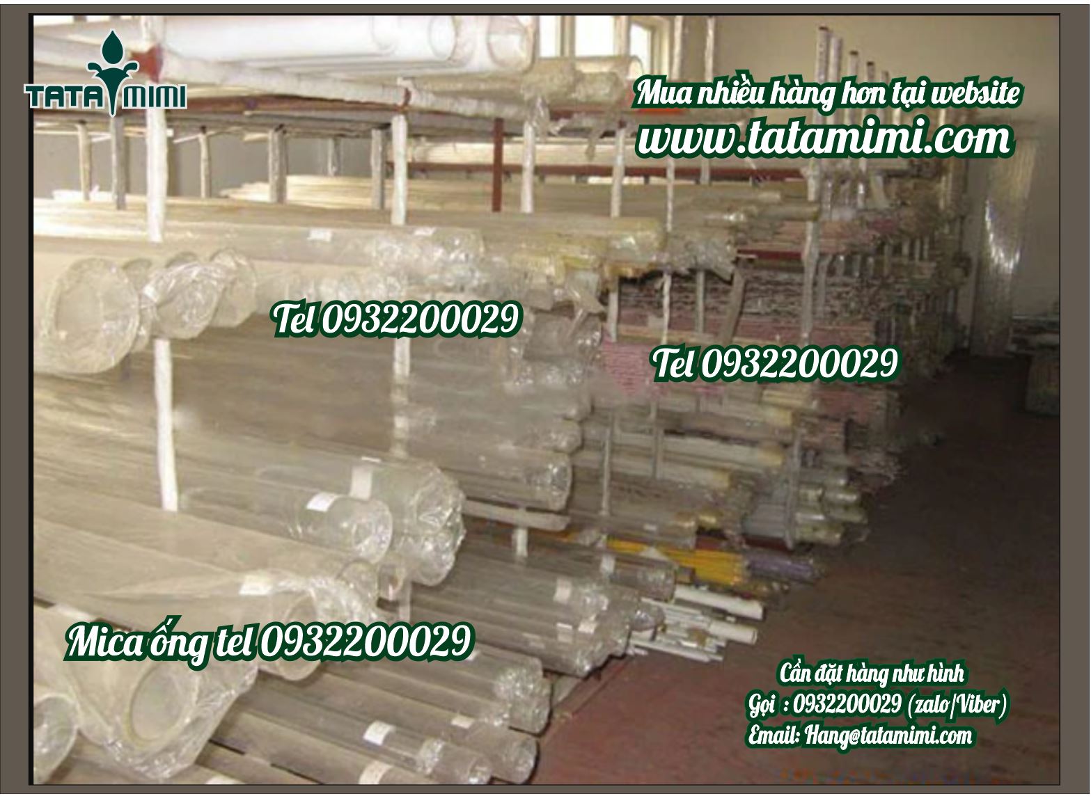 Mica ống đường kính D60MM -Mica 60x3MM
