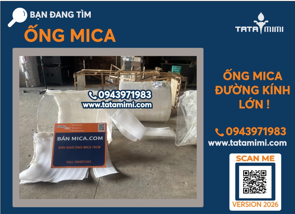Ống mica đường kính 80cm mua ở đâu, có cắt theo yêu cầu