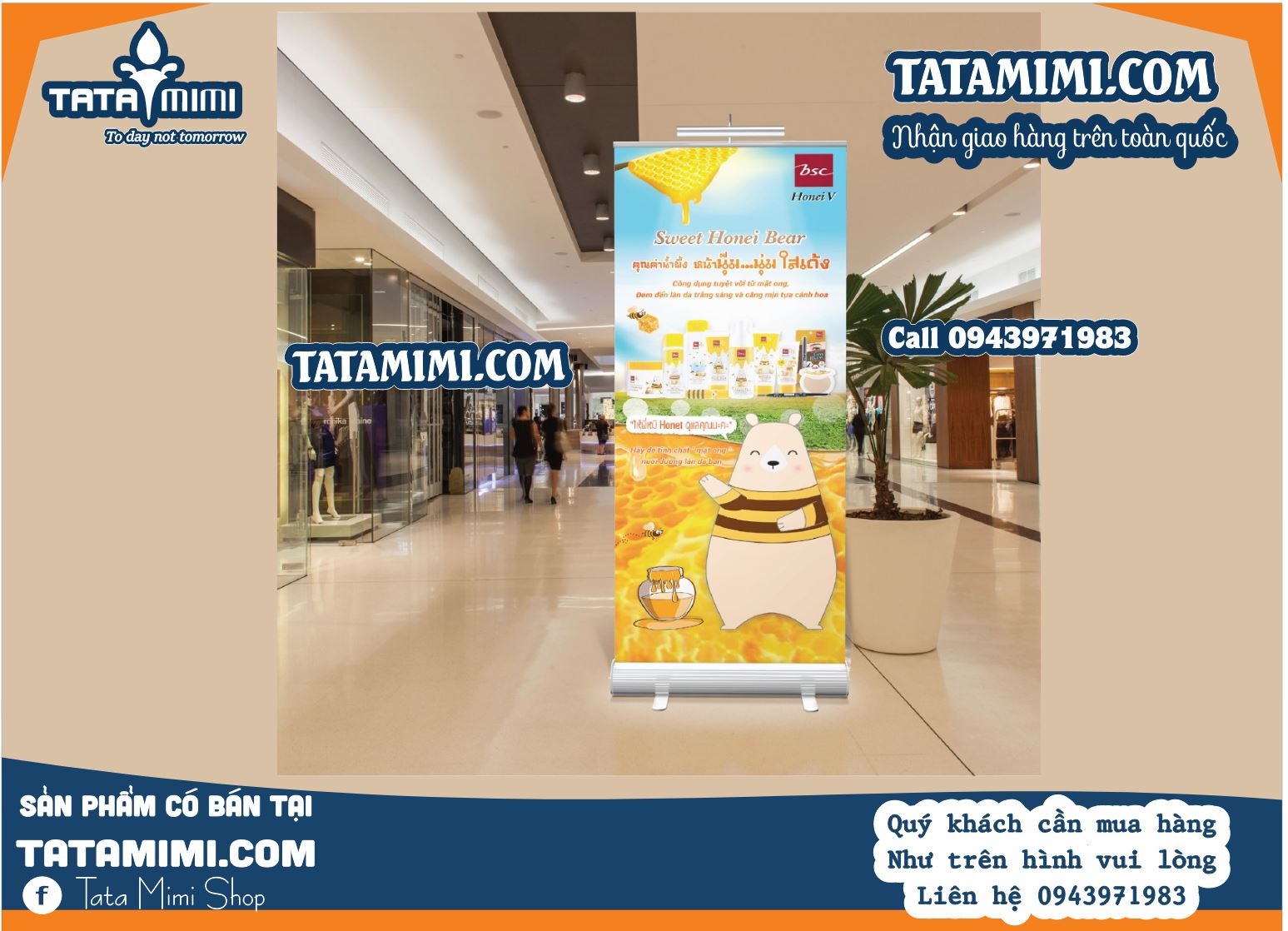 Standee Cuốn Giao Hành Nhanh - Giải Pháp Quảng Bá Hiệu Quả từ TataMimi