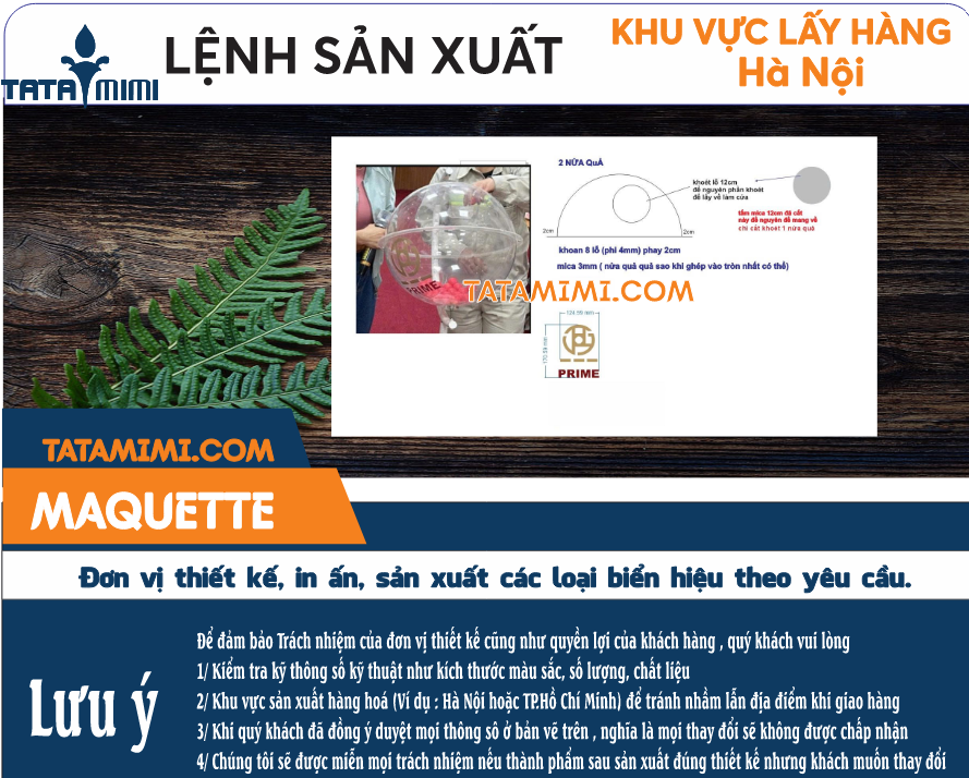 Hút nổi mica lồng cầu 40cm làm lễ bốc thăm trúng thưởng cuối năm