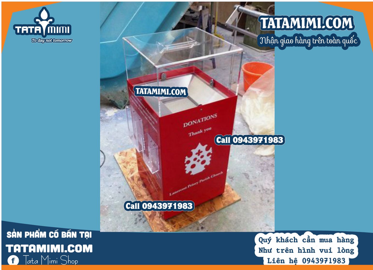  Thùng mica bốc thăm nên làm màu nào