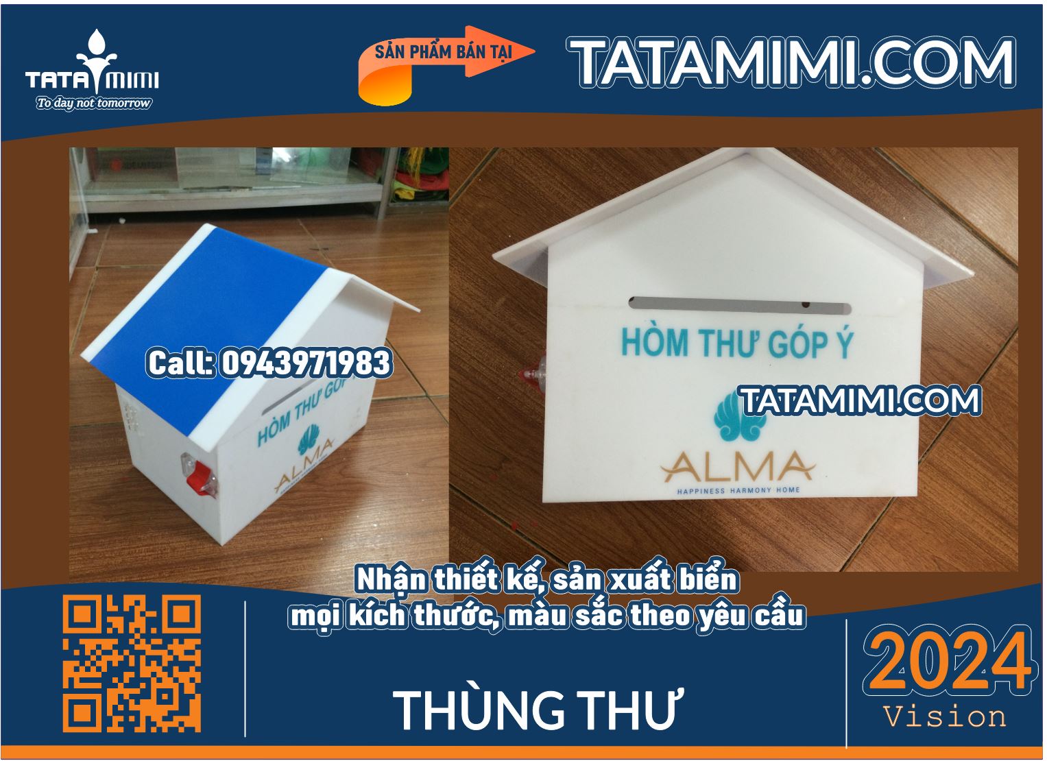 Thùng Thư Góp Ý Mica
