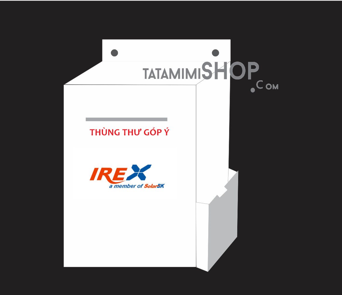 Thùng thư được in decal phủ các mặt