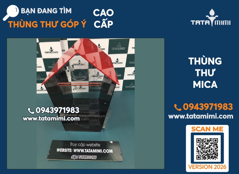 Mẫu thùng thư đẹp, công ty thiết kế thi công và có đầy đủ giấy tờ, hóa đơn?