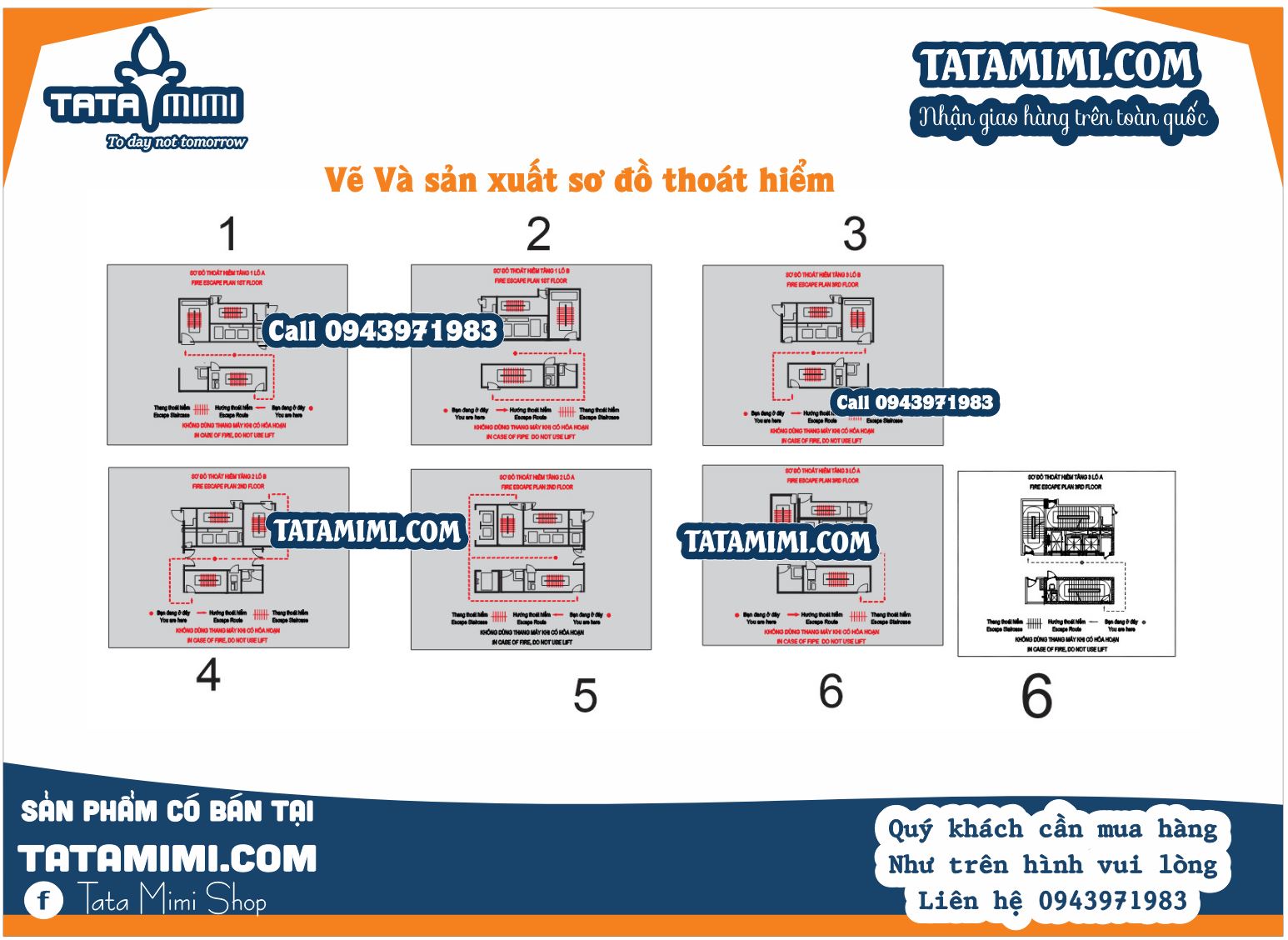 Sơ đồ thoát hiểm bằng inox