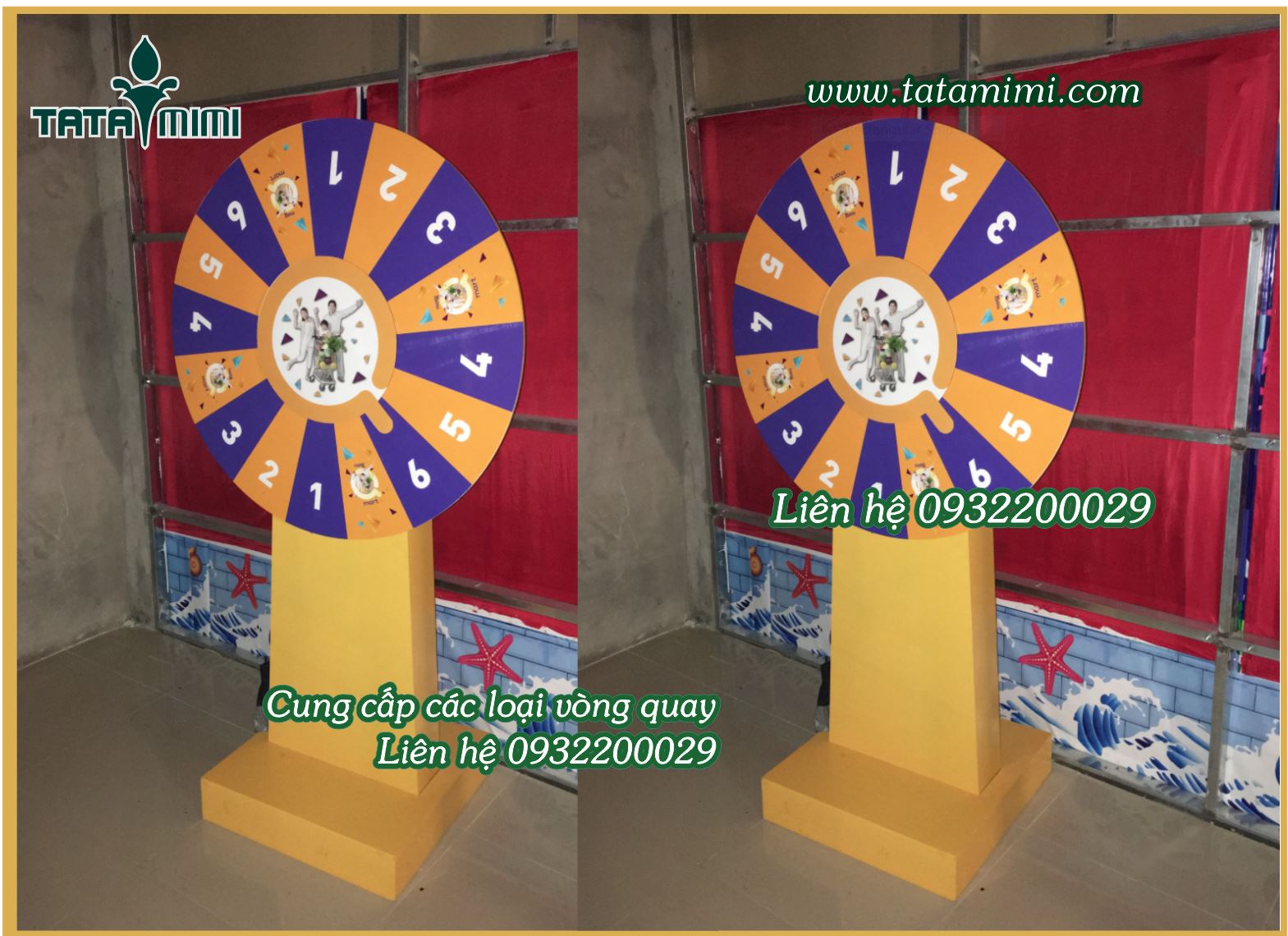 Vòng quay để đất nhanh với thiết kế đẹp mắt