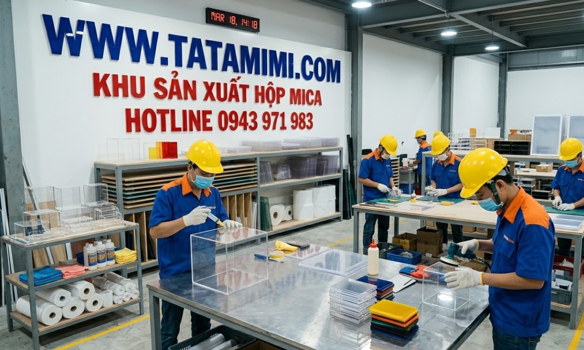 Xưởng gia công mica theo yêu cầu cho doanh nghiệp – Tata Mimi