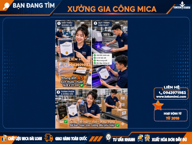 Khung ảnh A5 là gì? Kích thước A5 bao nhiêu cm & cách chọn khung ảnh A5 chuẩn cho chứng chỉ, bằng khen
