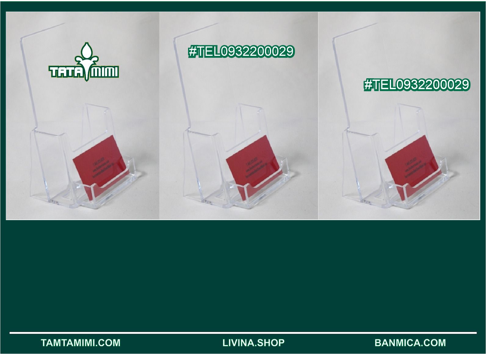 Kệ Mica 1 ngăn A6 đứng