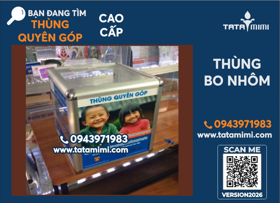 Thùng phiếu bo nhôm