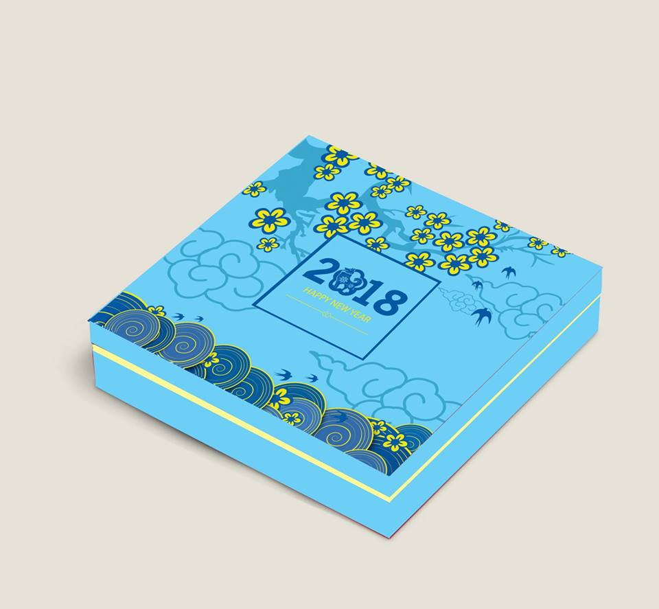 HOP QUA TET MAU XANH NAM 2018 