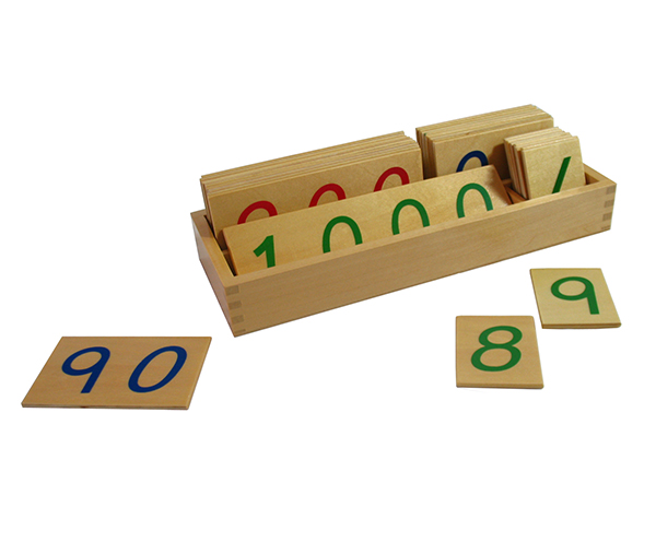 các thẻ số từ 1 đến 1000 cỡ lớn