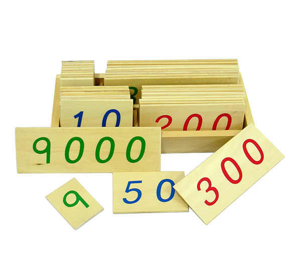 các thẻ số từ 1 đến 9000 cỡ nhỏ