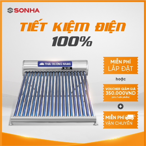 Thái dương năng Sơn Hà SILVER 58 - 240 ống chân không