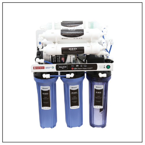 Máy lọc nước RO Sơn Hà Silver 8 lõi không vỏ tủ