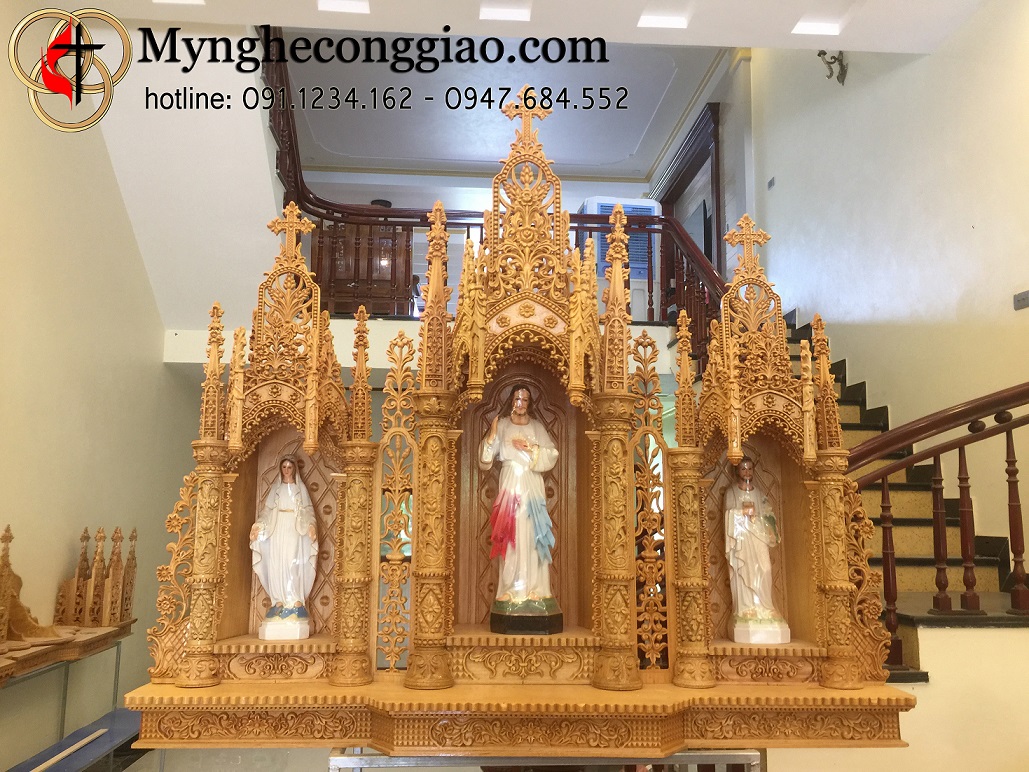 Bàn thờ Công Giáo MS :160m đồ thờ công giáo/bàn thờ công giáo/mỹ nghệ công giáo