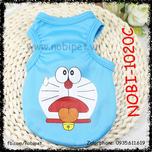 Áo Cho Chó Hình Doremon Thời Trang Siêu Cute Nobi-1020C