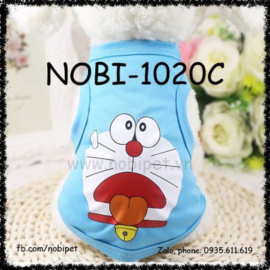 Áo Cho Chó Hình Doremon Thời Trang Siêu Cute Nobi-1020C