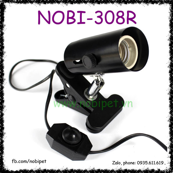 Kẹp Đèn Điều Chỉnh Dòng Điện Chuồng Nuôi Bò Sát Nomo Nobi-308R