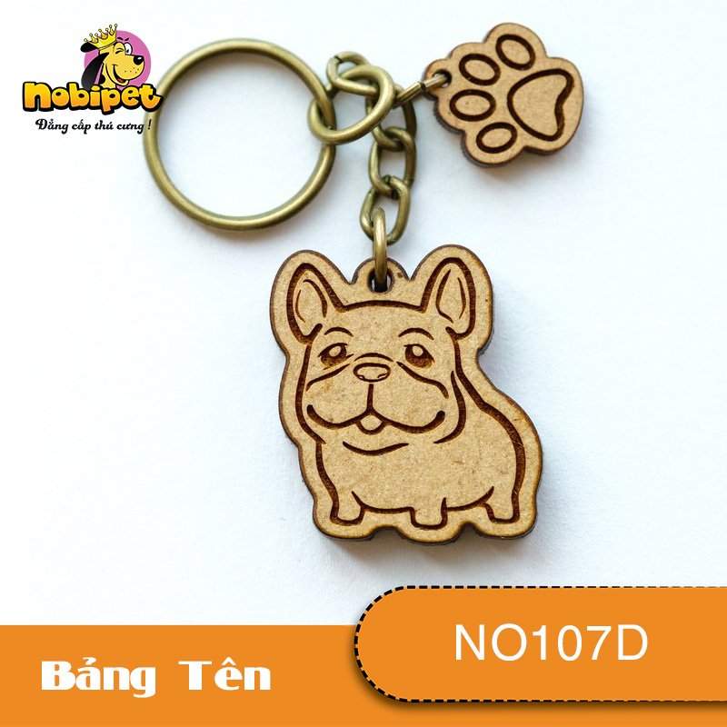 Bảng tên Pug Dành Cho Chó Mèo NO107D