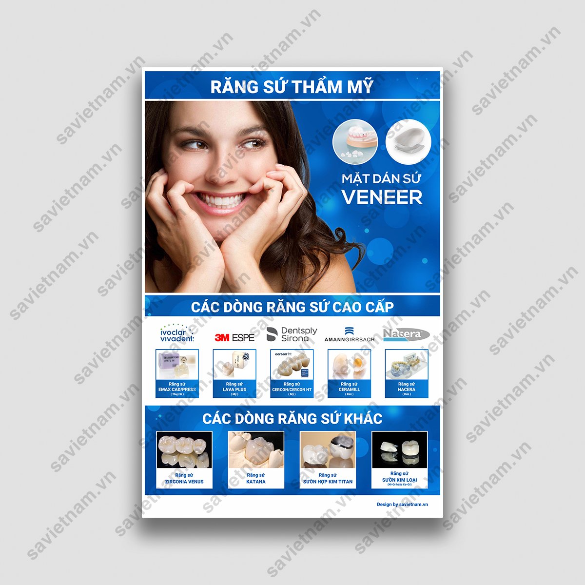 Tranh răng sứ thẩm mỹ