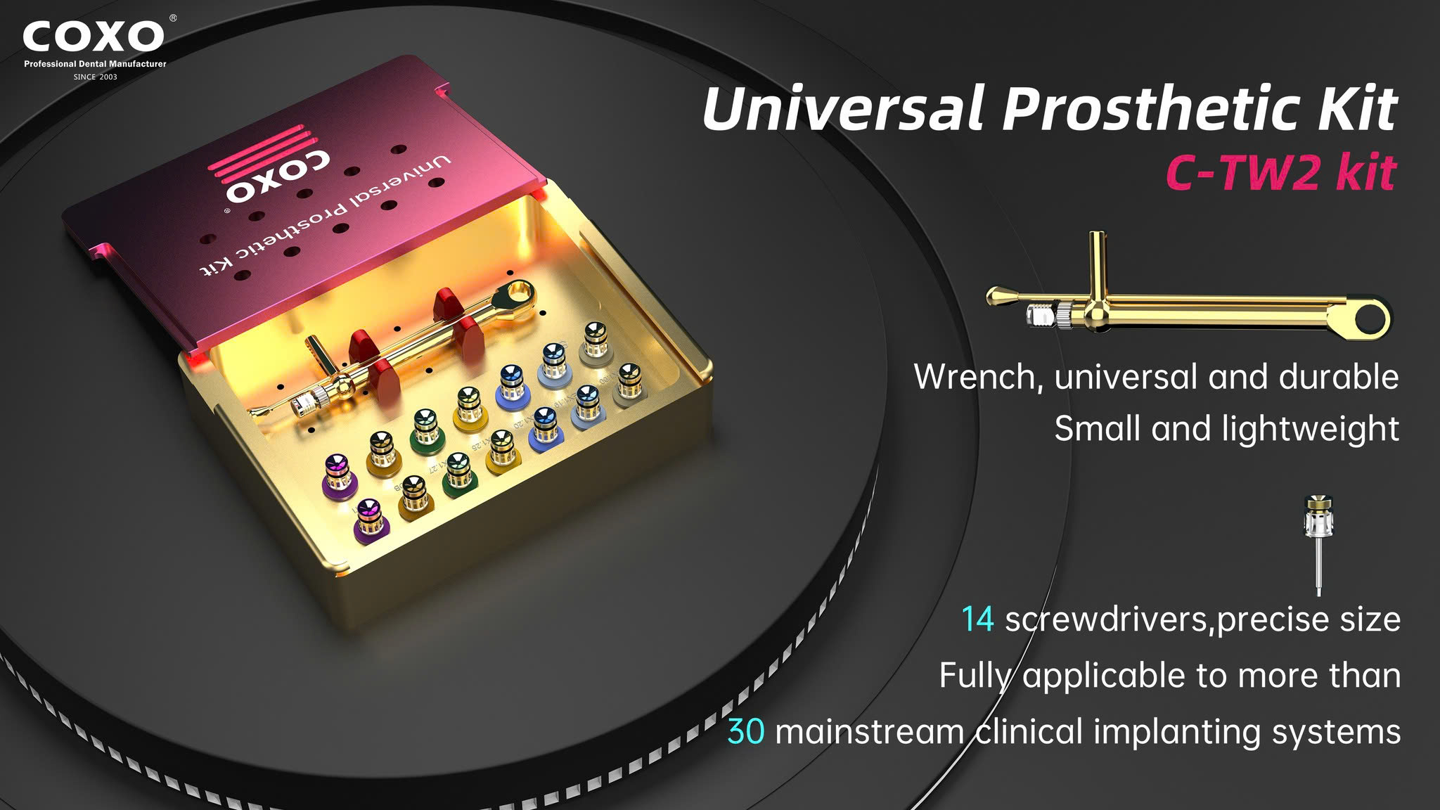 Bô kit vặn implant Coxo C-TW2