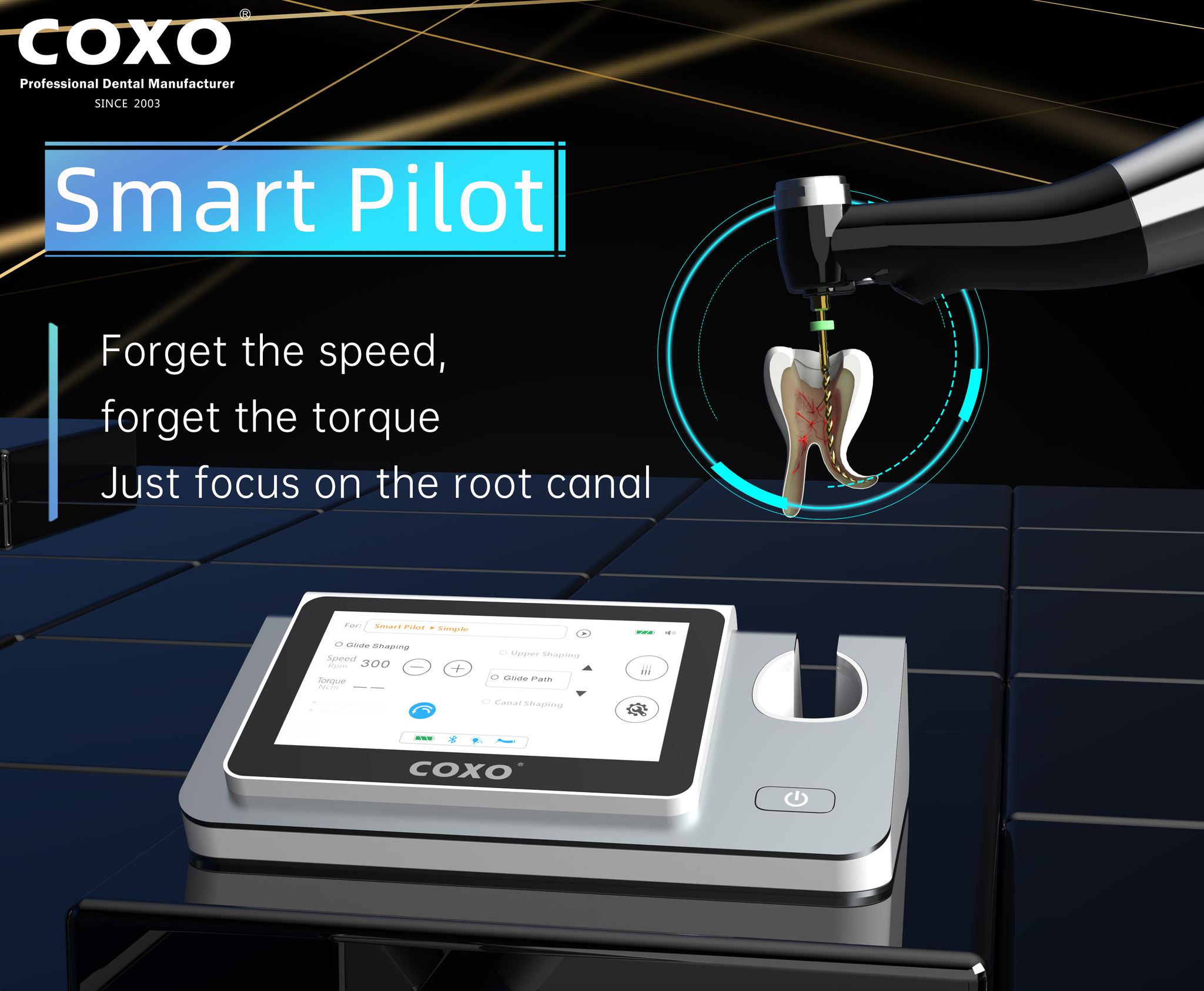 Máy nội nha tích hợp định vị chóp Coxo C Smart I Pilot