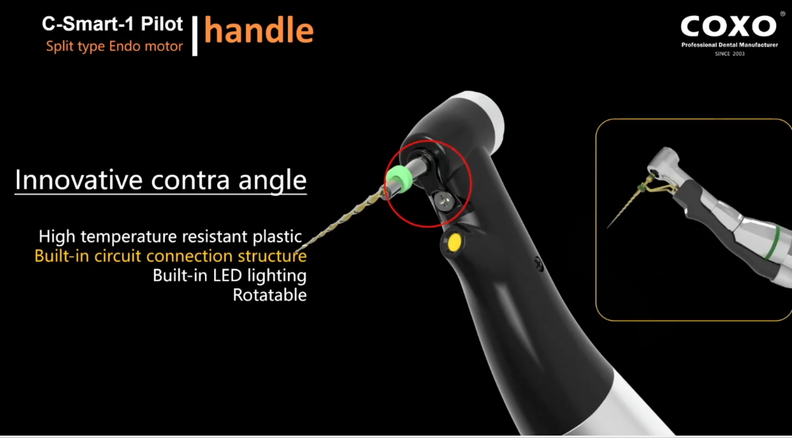 Máy nội nha tích hợp định vị chóp Coxo C Smart I Pilot